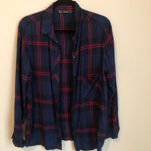 Plaid Zara Shirt 100% Cotton